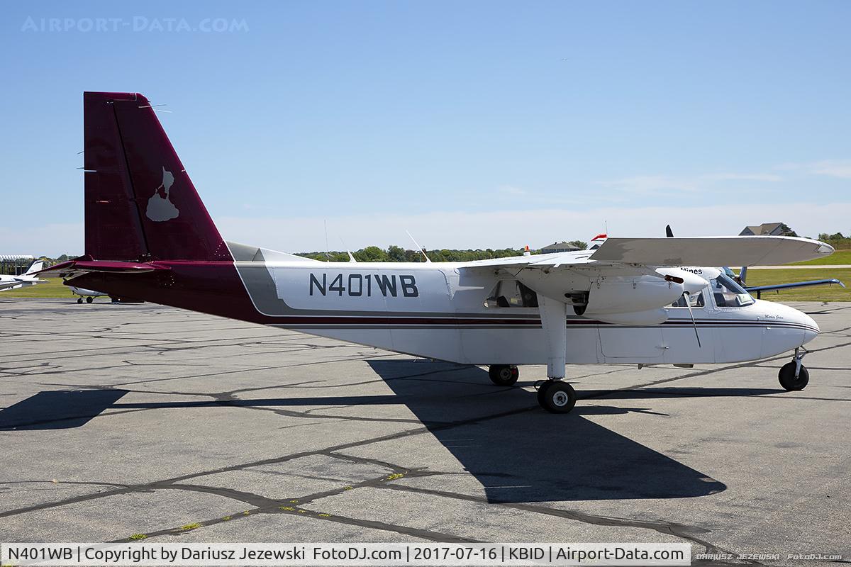 N401WB, 1969 Britten-Norman BN-2A Islander C/N 66, Britten-Norman BN-2A-26 Islander CN 66, N401WB