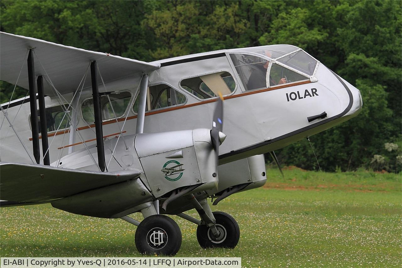 EI-ABI, 1936 De Havilland DH-84 Dragon 2 C/N 6105, De Havilland DH-84 Dragon 2, Taxiing to parking area, La Ferté-Alais airfield (LFFQ) Air show 2016
