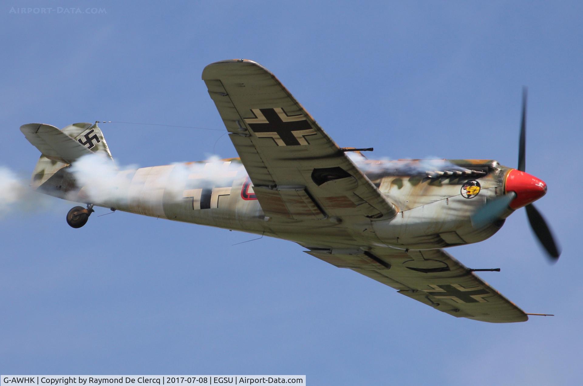 G-AWHK, 1949 Hispano HA-1112-M1L Buchon C/N 172, Flying Legends airshow.