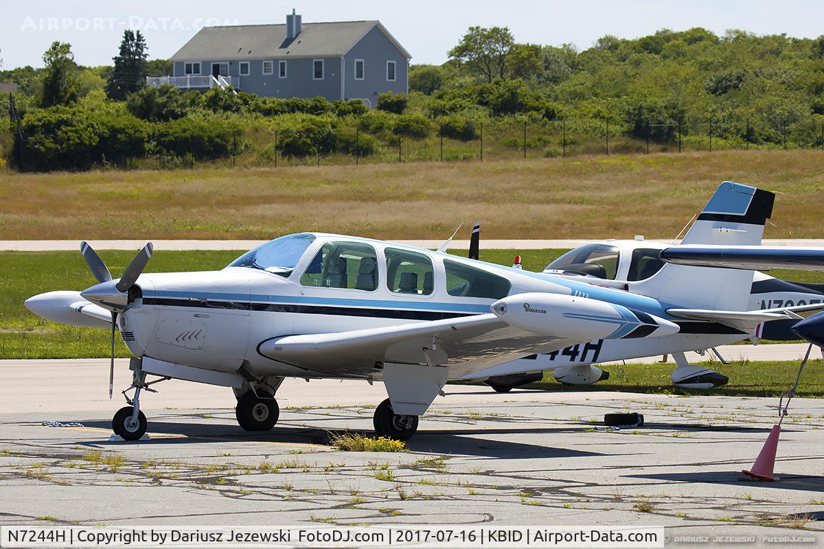 N7244H, 1984 Beech F33A Bonanza C/N CE-1038, Beech F33A Bonanza CN CE-1038, N7244H
