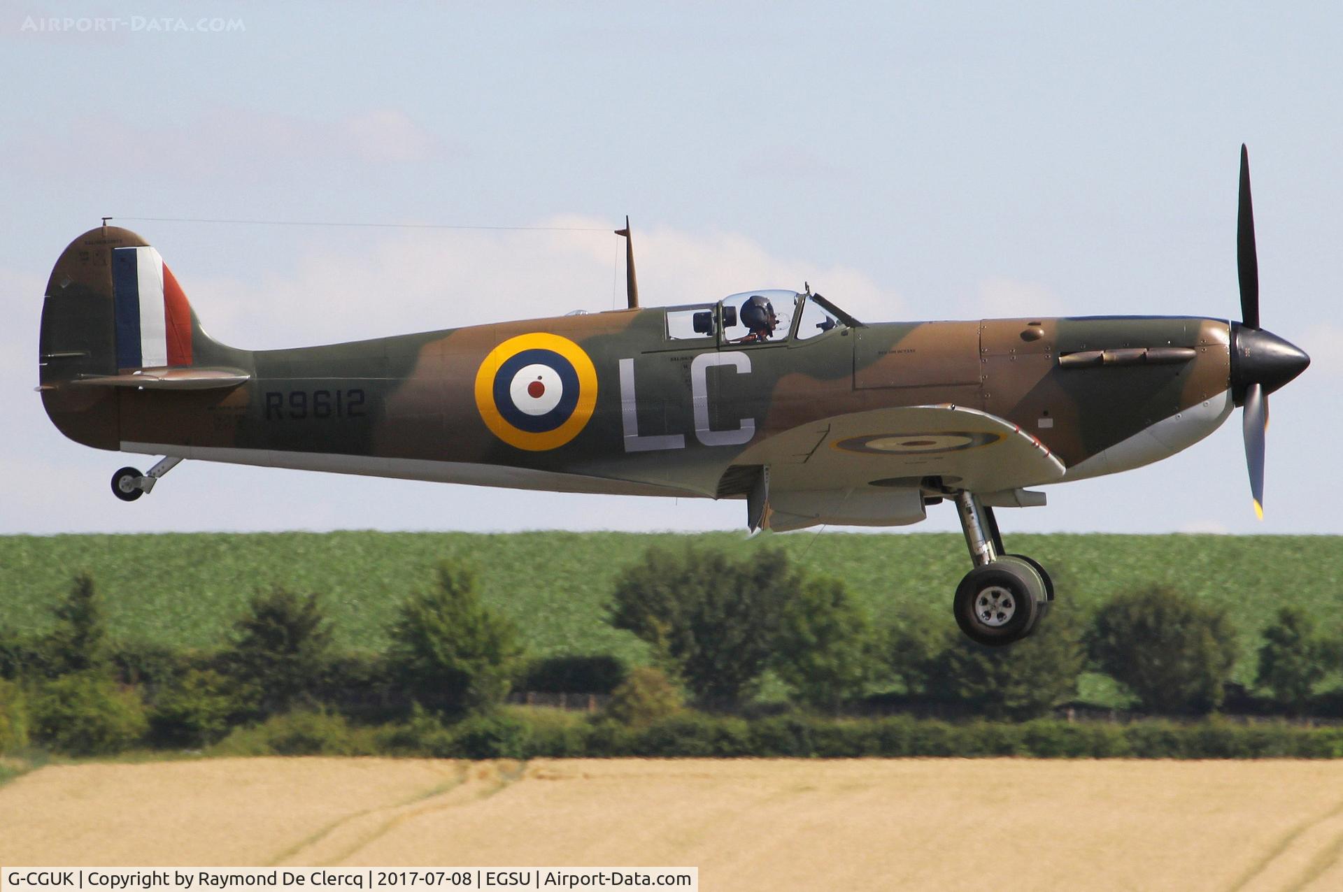 G-CGUK, 1940 Supermarine 300 Spitfire Mk1A C/N 6S-75531, R9612 / LC at Flying Legends airshow.