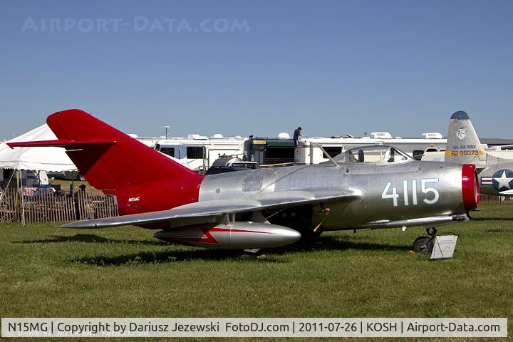 N15MG, 1954 Mikoyan-Gurevich MiG-15bis C/N 1411, MIG-15BIS CN 1411, N15MG