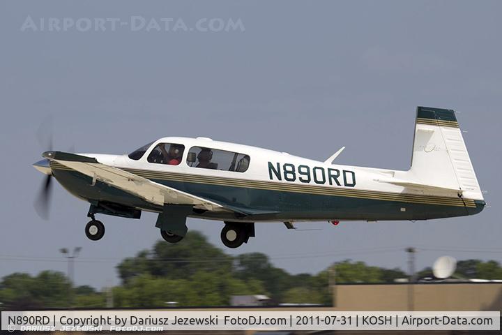 N890RD, 1996 Mooney M20R Ovation C/N 29-0089, Mooney M20R Oviation CN 29-0089, N890RD