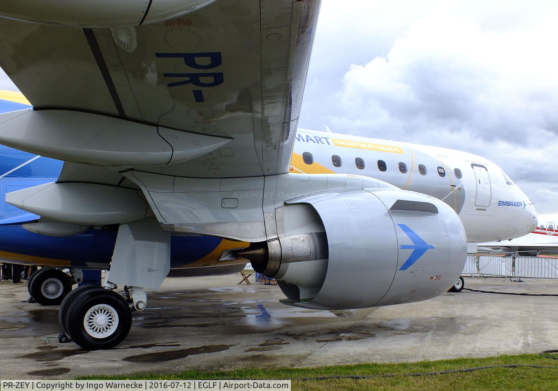 PR-ZEY, 2016 Embraer 190-E2 (ERJ-190-300) C/N 19020001, EMBRAER E190-E2 at Farnborough International 2016