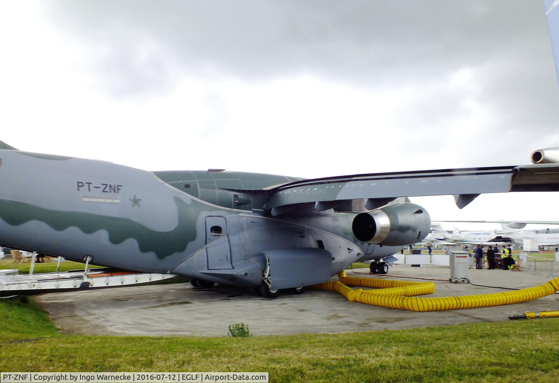 PT-ZNF, 2014 Embraer KC-390 (EMB-390) C/N 39000001, EMBRAER KC-390 (EMB-390) at Farnborough International 2016