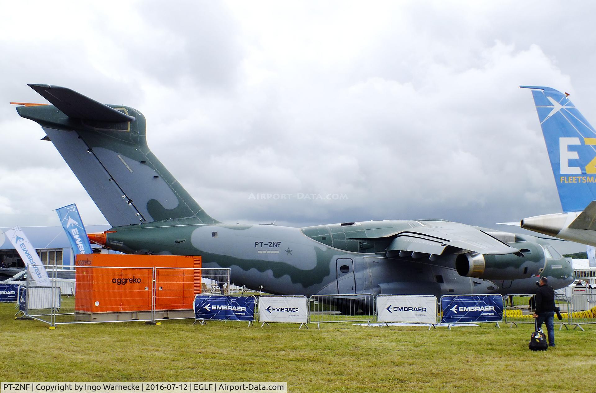 PT-ZNF, 2014 Embraer KC-390 (EMB-390) C/N 39000001, EMBRAER KC-390 (EMB-390) at Farnborough International 2016