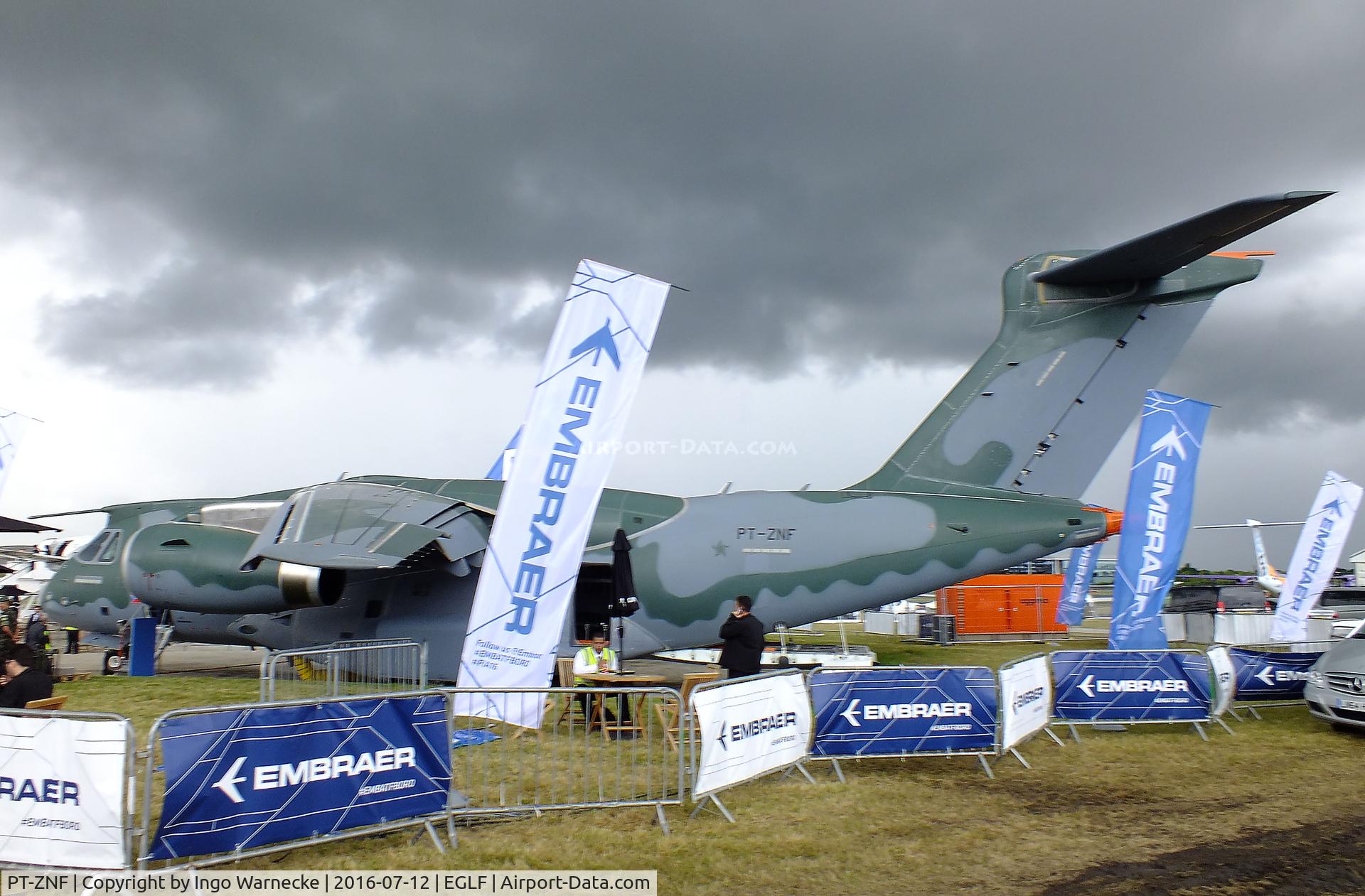 PT-ZNF, 2014 Embraer KC-390 (EMB-390) C/N 39000001, EMBRAER KC-390 (EMB-390) at Farnborough International 2016