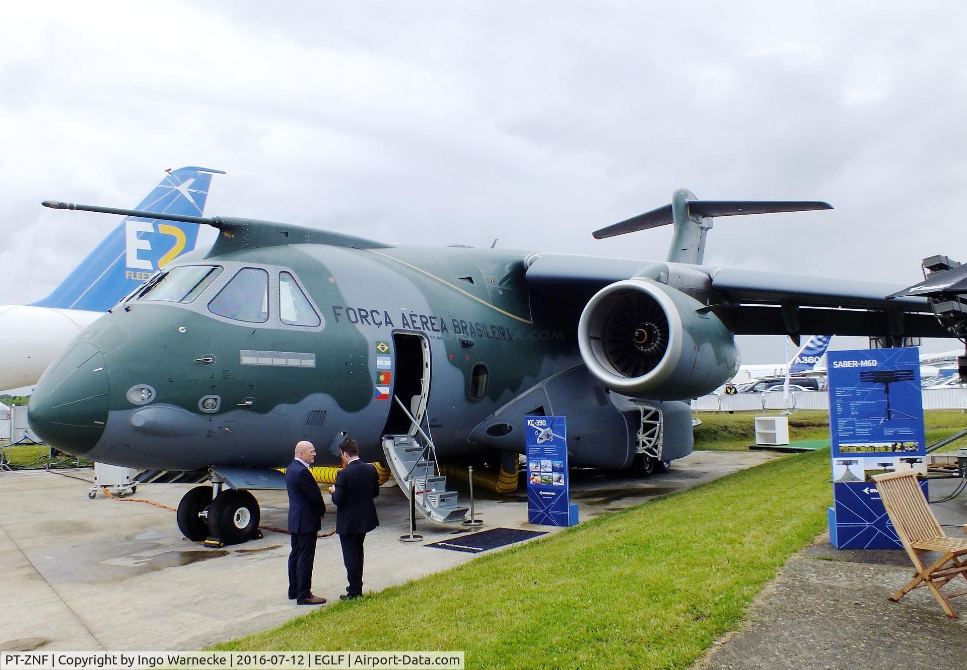 PT-ZNF, 2014 Embraer KC-390 (EMB-390) C/N 39000001, EMBRAER KC-390 (EMB-390) at Farnborough International 2016