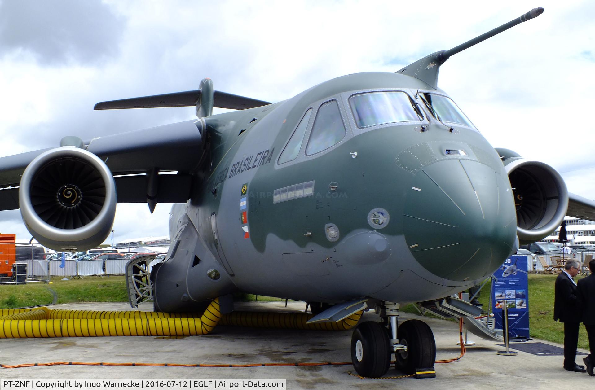 PT-ZNF, 2014 Embraer KC-390 (EMB-390) C/N 39000001, EMBRAER KC-390 (EMB-390) at Farnborough International 2016