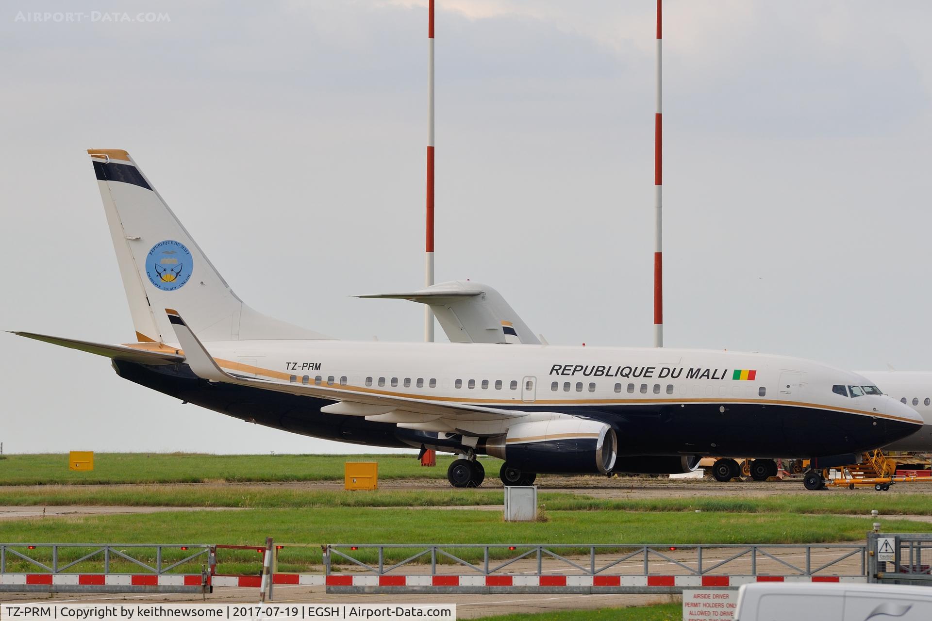 TZ-PRM, 1999 Boeing 737-7BC C/N 30328, Awaiting Attention.
