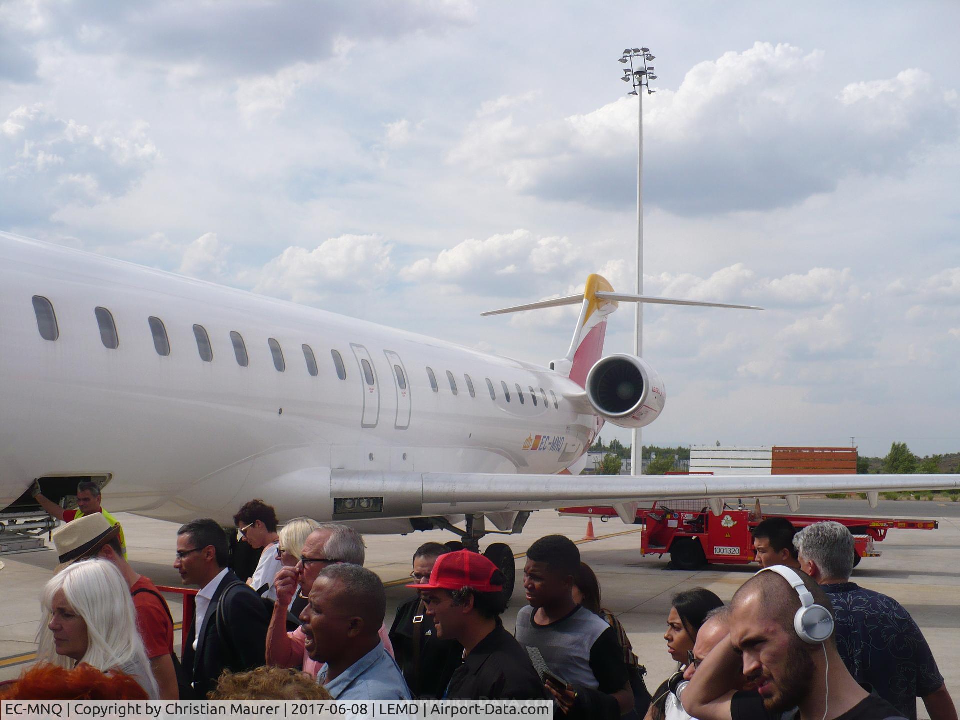 EC-MNQ, 2016 Bombardier CRJ-1000ER NG (CL-600-2E25) C/N 19051, Brand new CRJ-1000ER, The inside sure didn't look like how new it was