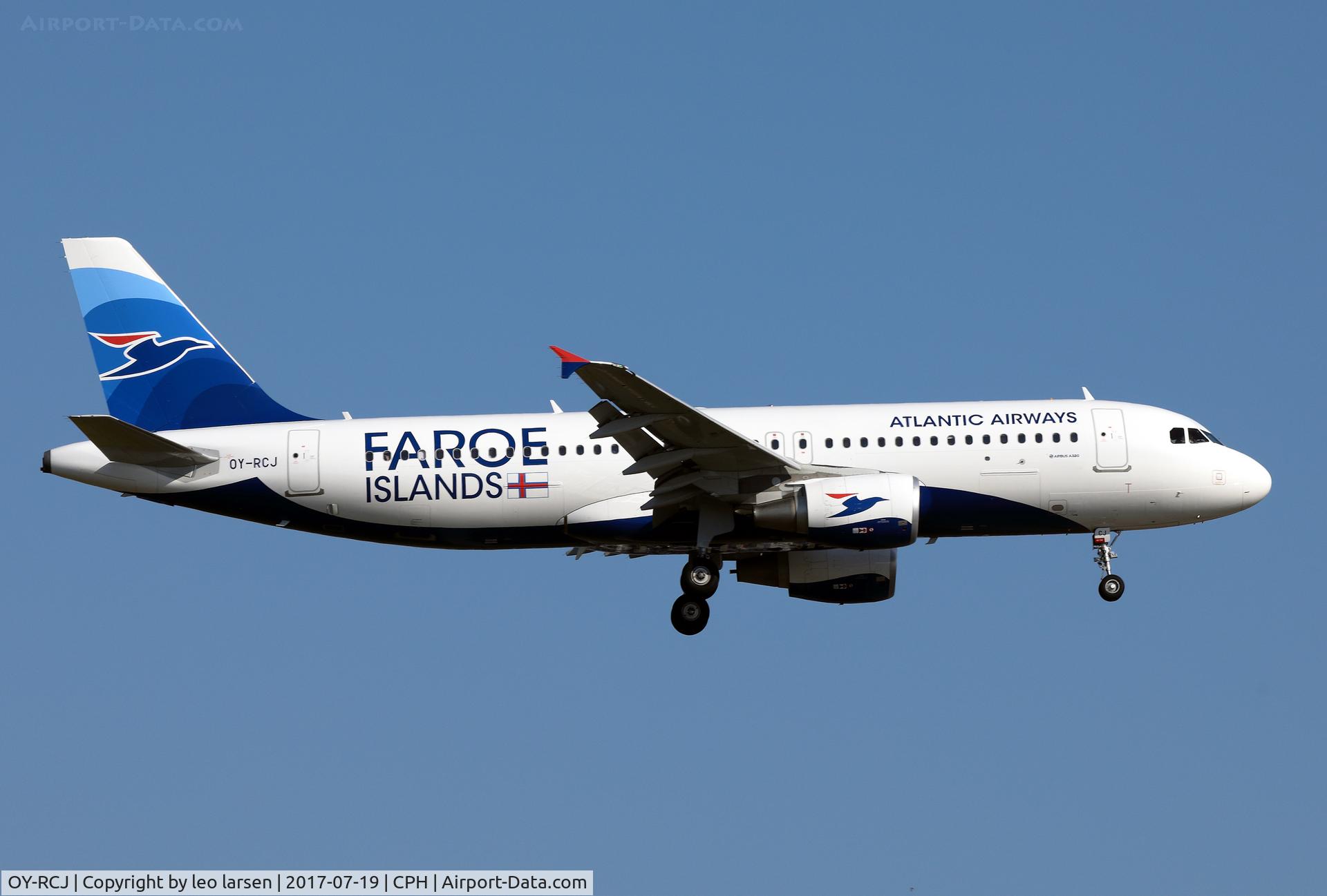 OY-RCJ, 2016 Airbus A320-214 C/N 7465, Copenhagen 19.7.2017