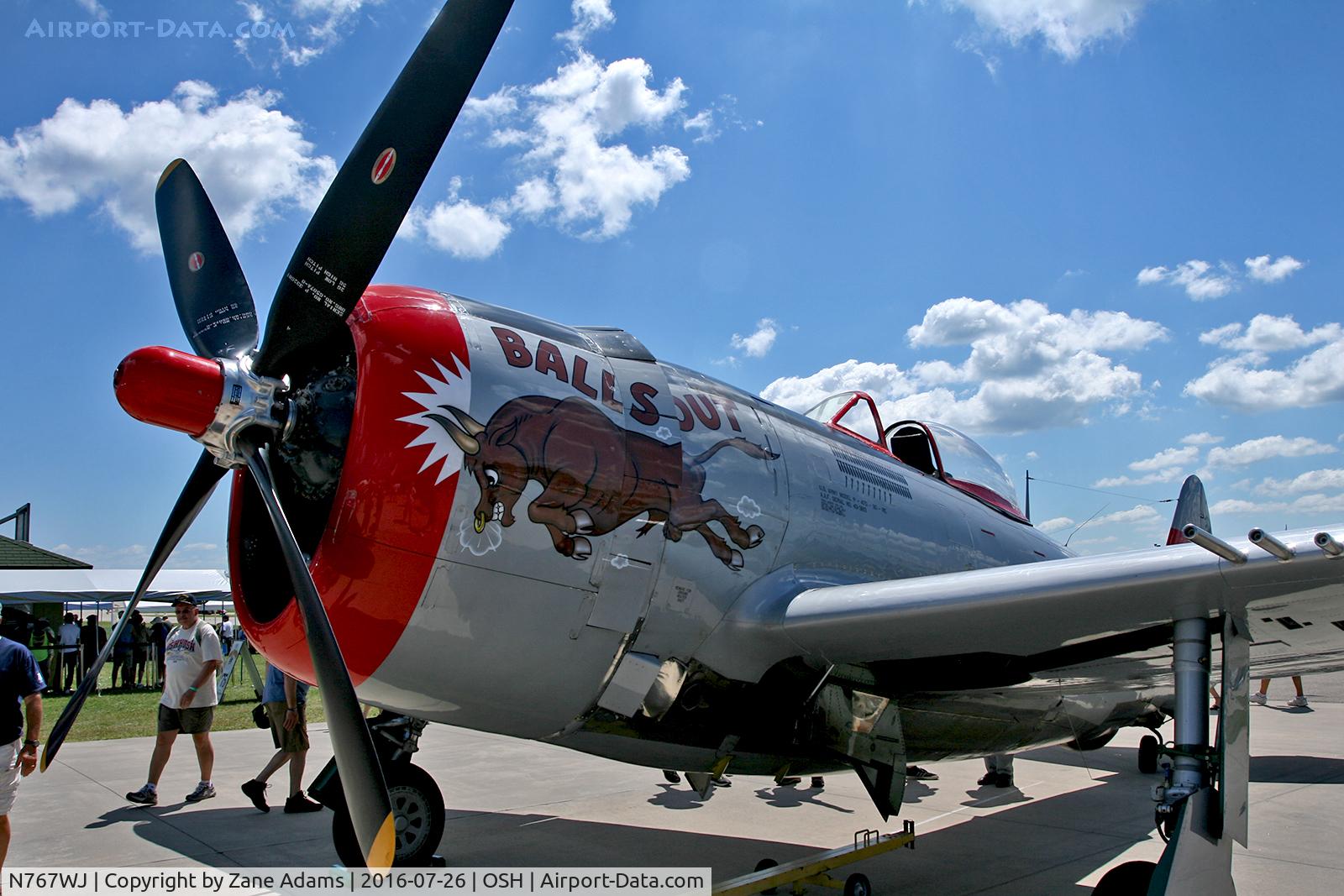 N767WJ, 1944 Republic P-47D Thunderbolt C/N 399-53778 (USAF 44-32817), At the 2016 EAA AirVenture - Oshkosh, Wisconsin