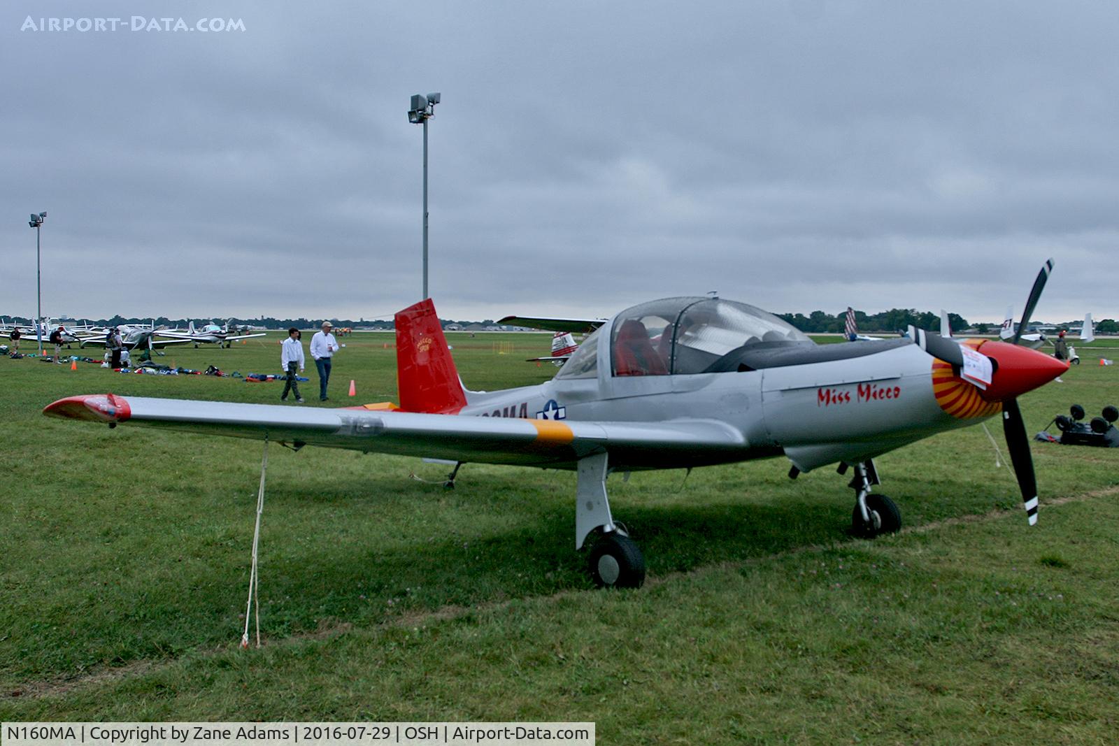 N160MA, 2001 Meyers MAC-145B C/N 260009, At the 2016 EAA AirVenture - Oshkosh, Wisconsin