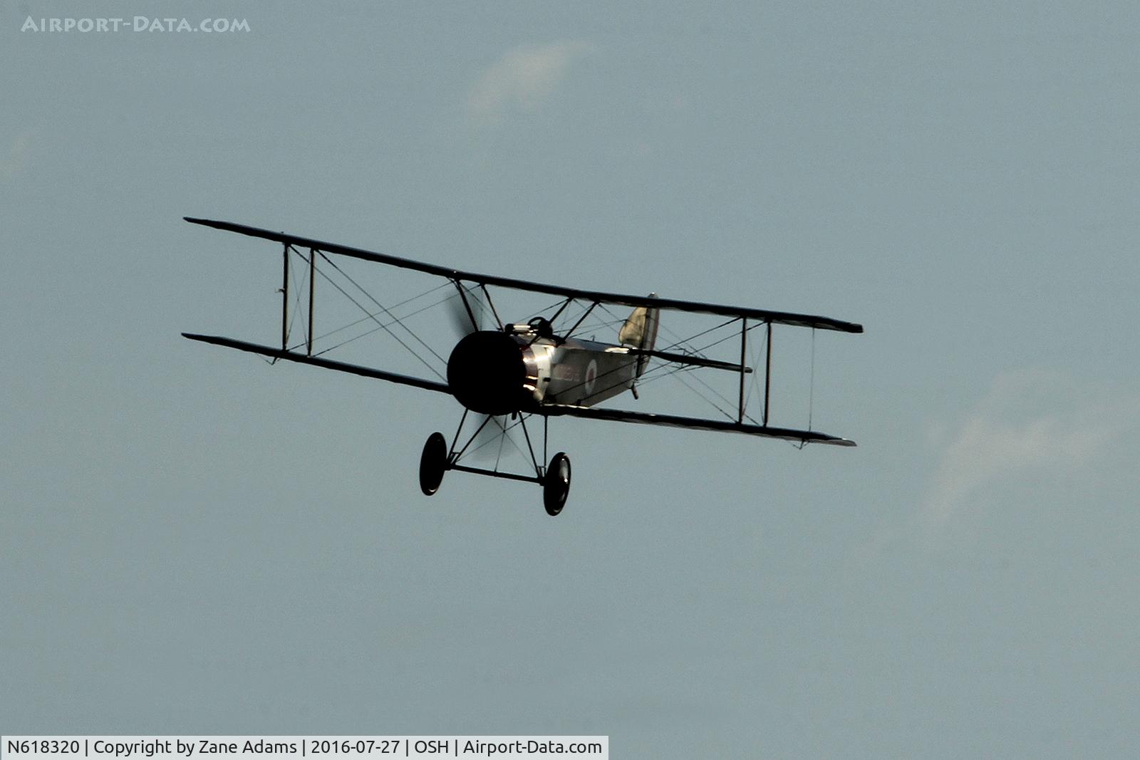 N618320, 2012 Sopwith Pup Replica C/N GA6183, At the 2016 EAA AirVenture - Oshkosh, Wisconsin