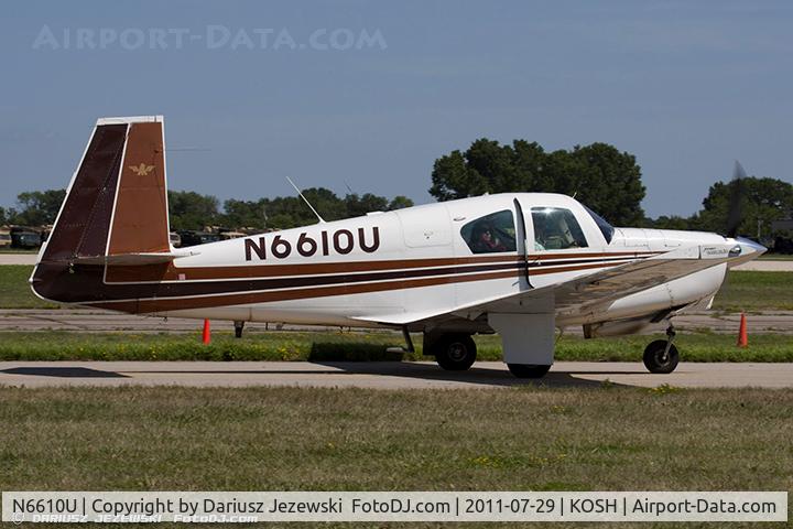N6610U, 1963 Mooney M20D Master C/N 105, Mooney M20D Master CN 105, N6610U