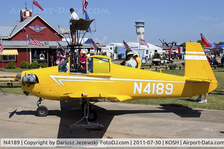 N4189, 1956 Mooney M-18C 55 C/N 354, Mooney M18C 55 CN 354, N4189