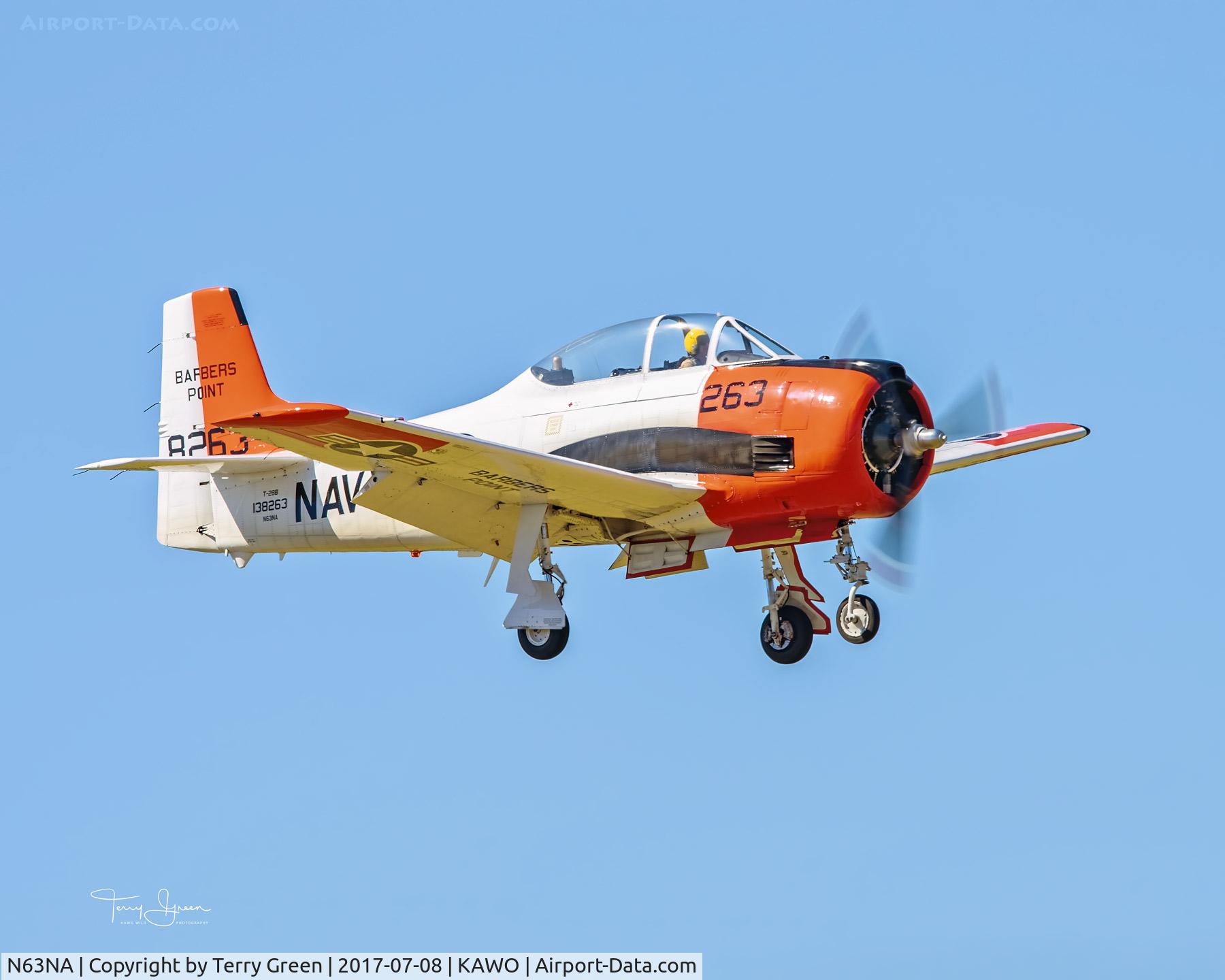 N63NA, 1955 North American T-28B C/N 138263, 2017 Arlington Fly-In