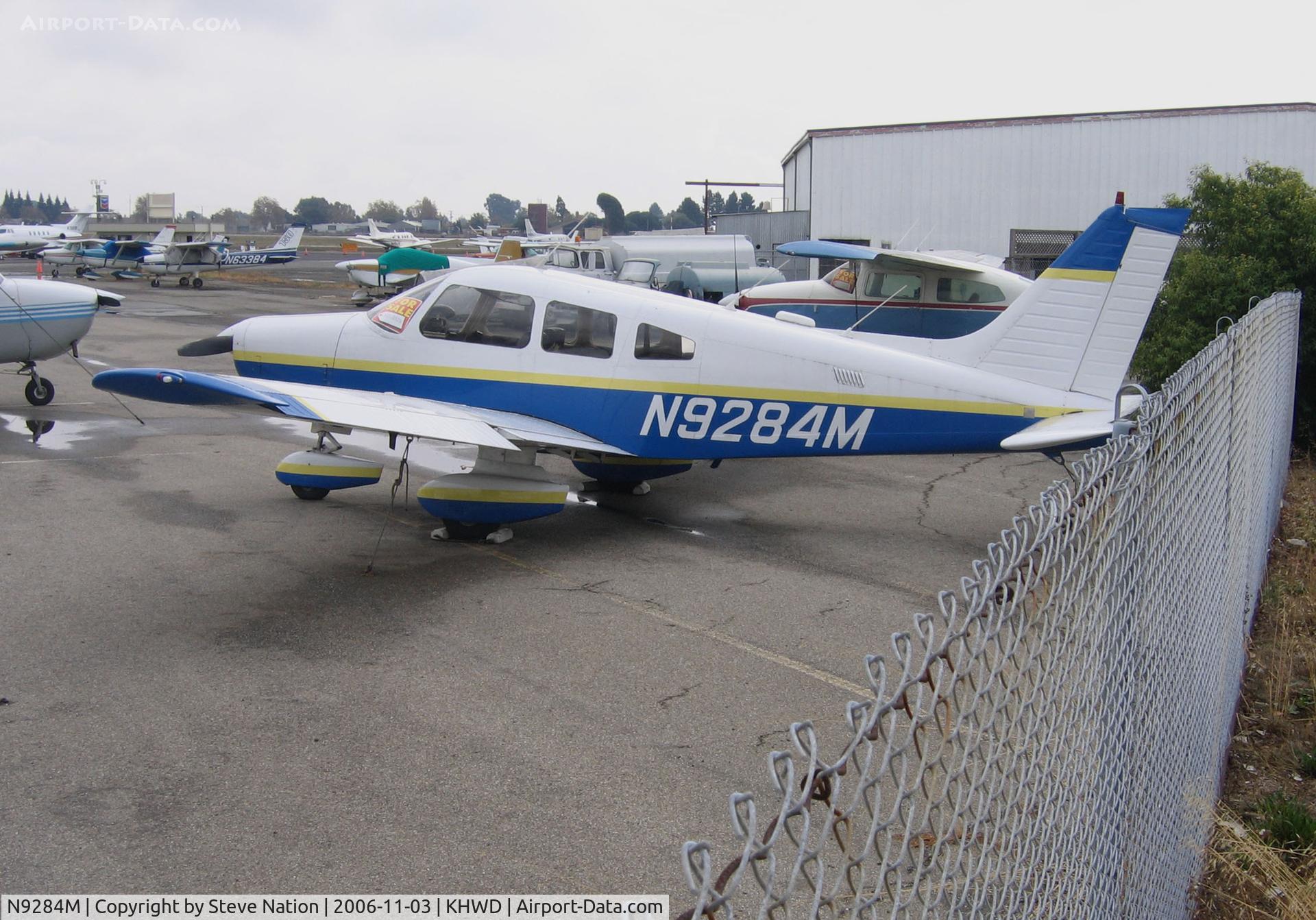 N9284M, 1985 Piper PA-28-161 C/N 28-8616042, 1985 Piper PA-28-161 Cherokee for sale @ Hayward Executive Airport, CA (now with Buckley Aviation, Oakland, CA)