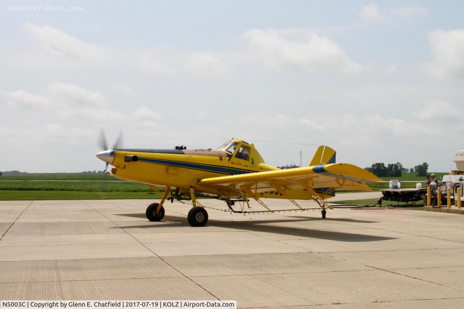 N5003C, 1996 Air Tractor AT-502B C/N 502B-0396, Taxiing out for work