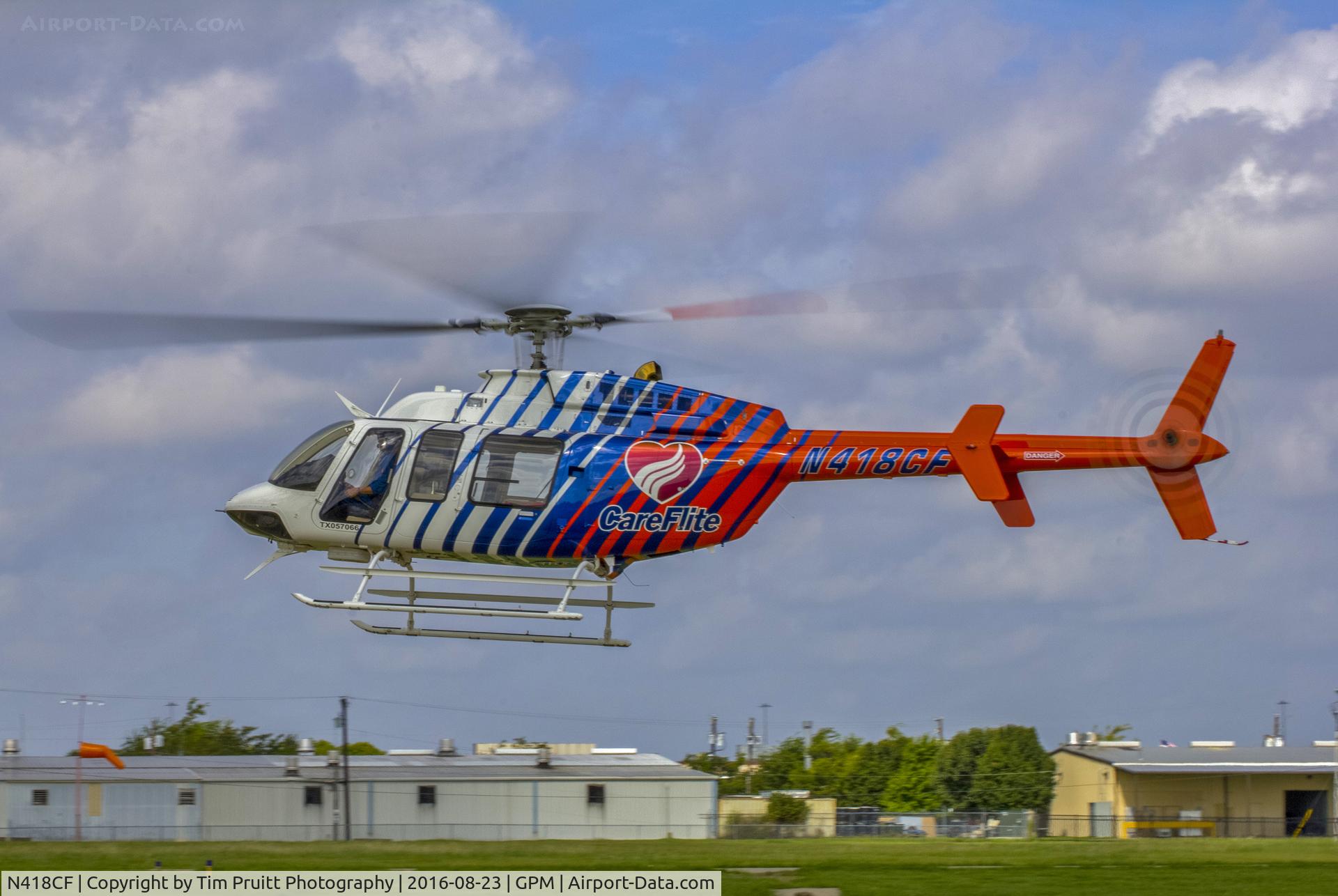 N418CF, 2013 Bell 407 C/N 54416, CareFlite Bell 407