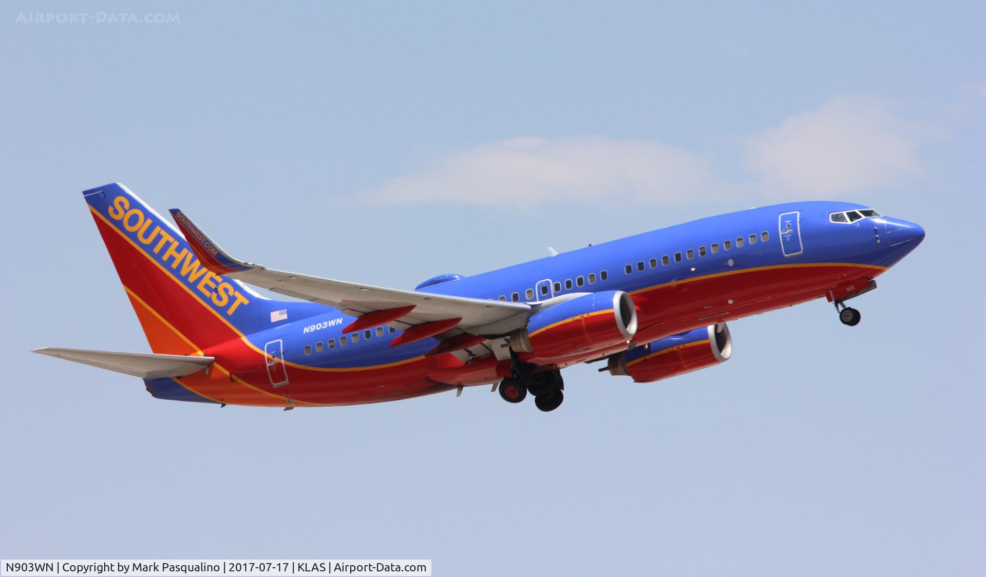 N903WN, 2007 Boeing 737-7H4 C/N 32457, Boeing 737-700