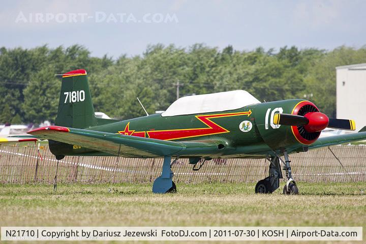 N21710, 1969 Nanchang CJ-6A C/N 2532059, Nanchang China CJ-6A CN 2532059, N21710