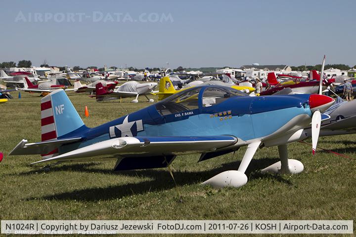 N1024R, Vans RV-6 C/N 22375, Vans RV-6, c/n: 22375, N1024R