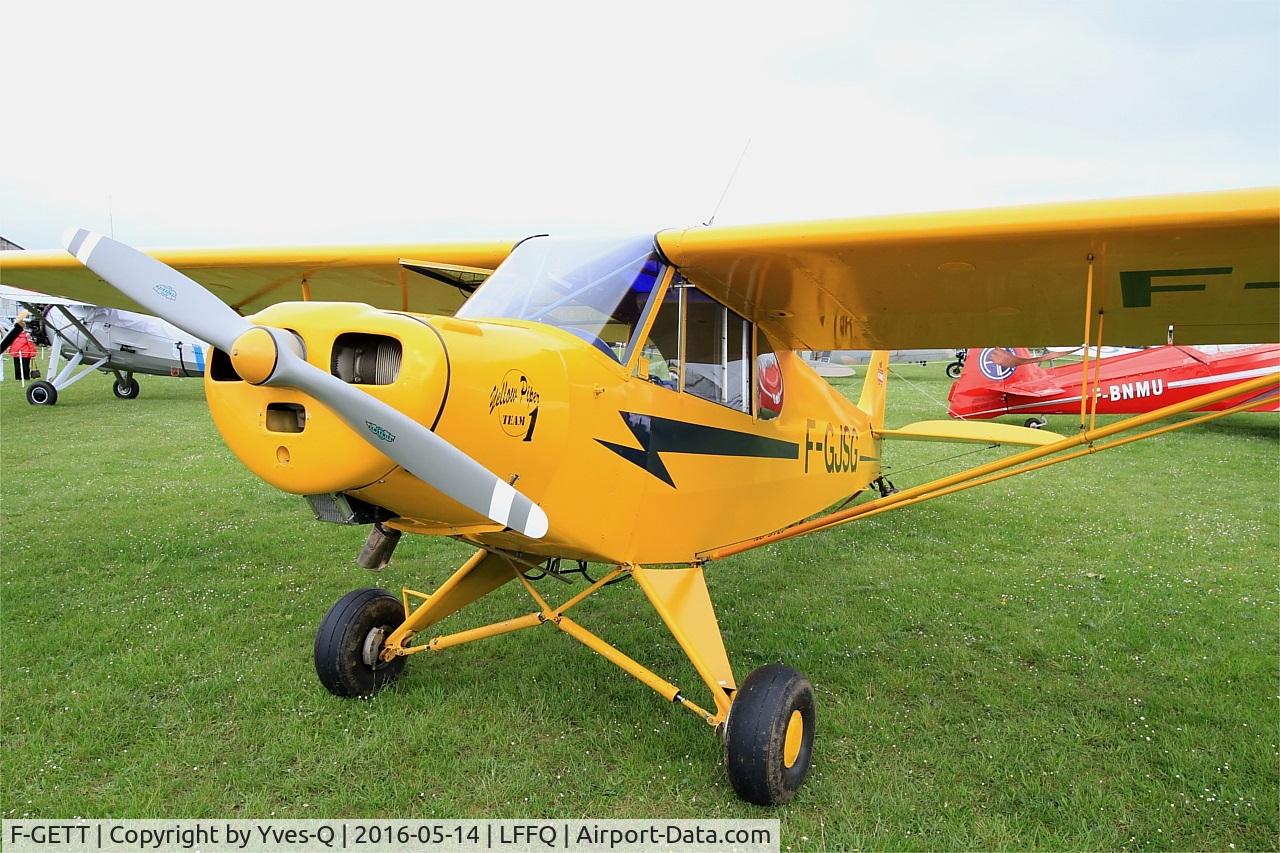F-GETT, Piper L-18C Super Cub (PA-18-95) C/N 18-3230, Piper L-18C Super Cub, Static display, La Ferté-Alais (LFFQ) Air show 2016