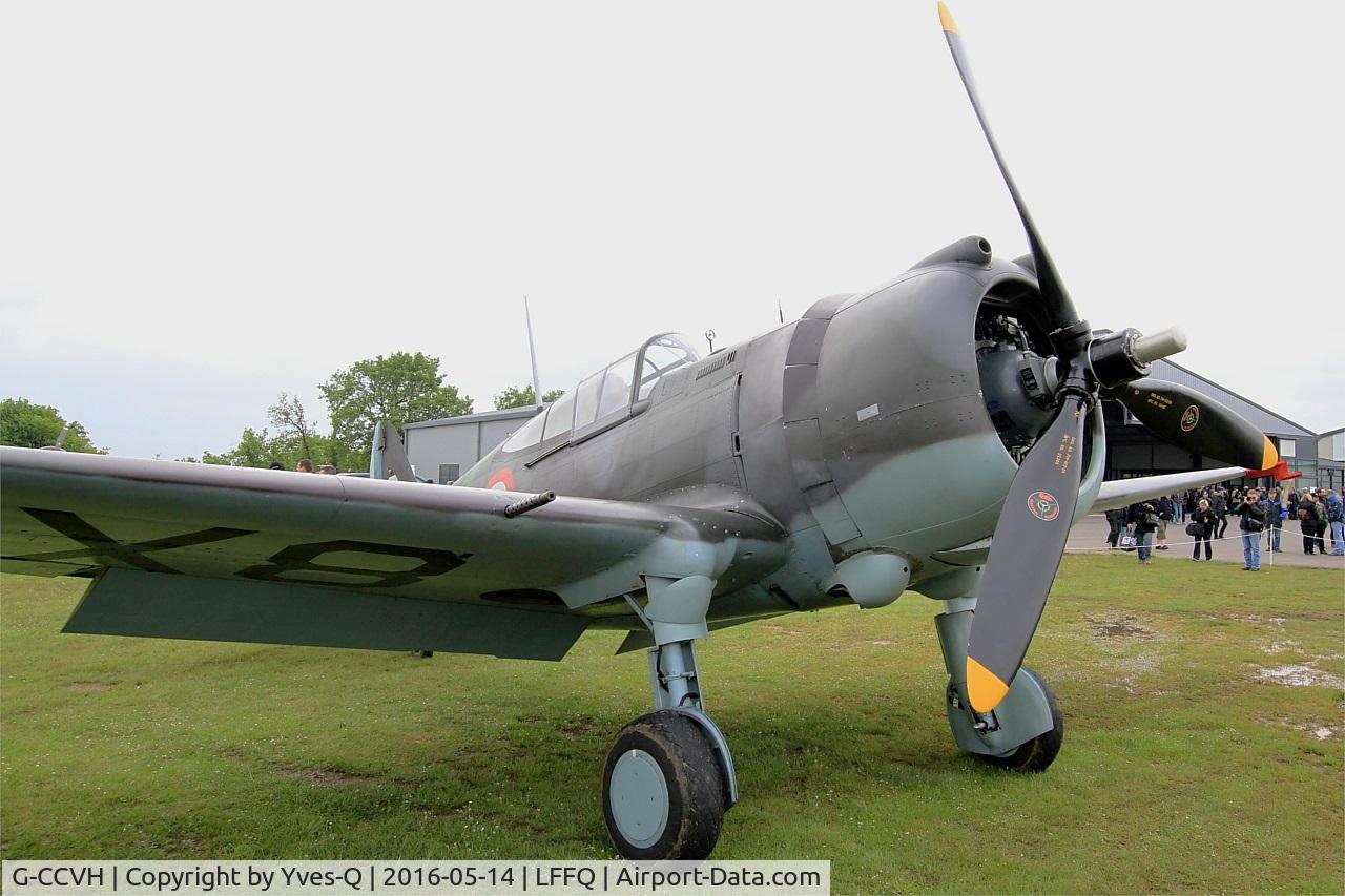 G-CCVH, 1939 Curtiss H-75A-1 C/N 12881, Curtiss H-75A-1, Static display, La Ferté-Alais airfield (LFFQ) Airshow 2016