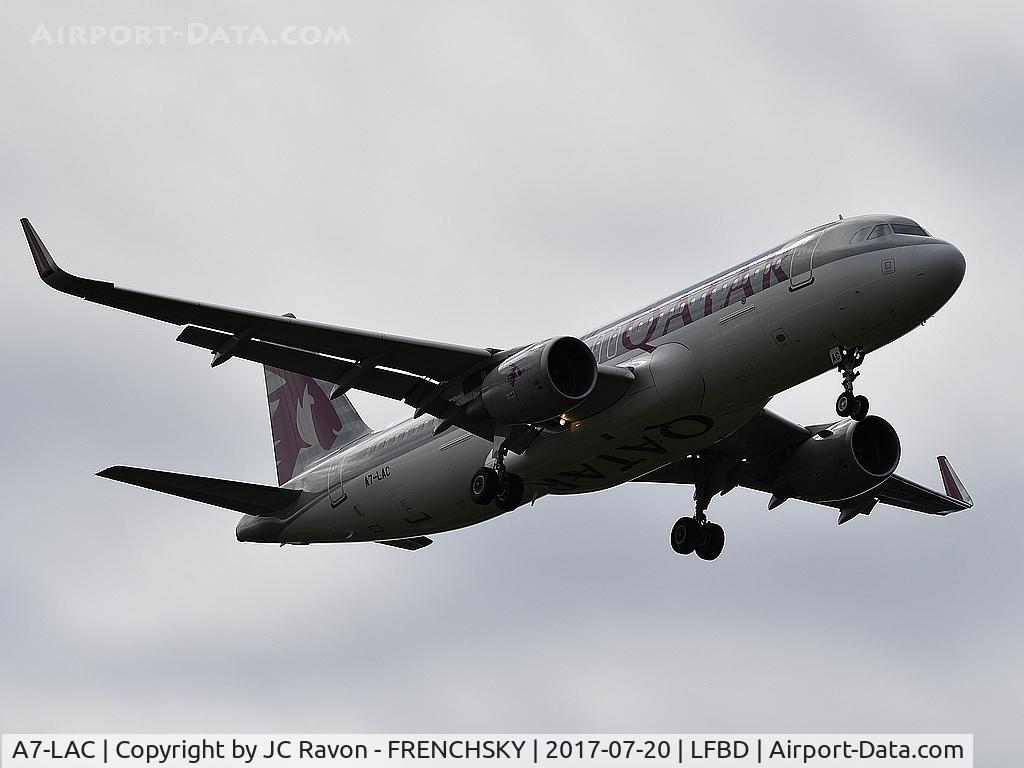 A7-LAC, 2015 Airbus A320-214 C/N 6494, Royal Air Maroc AT792 from Casablanca (CMN) landing runway 29