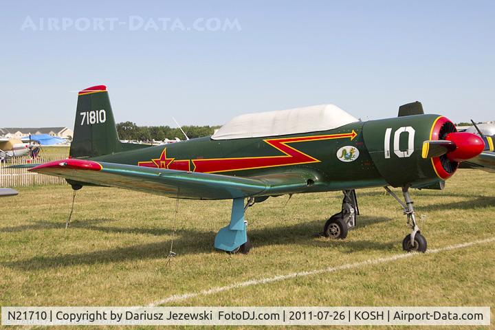 N21710, 1969 Nanchang CJ-6A C/N 2532059, Nanchang China CJ-6A CN 2532059, N21710