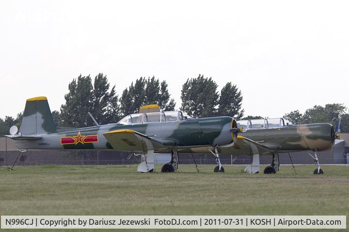 N996CJ, 1980 Nanchang CJ-6A C/N 2951227, Nanchang China CJ-6A CN 2951227, N996CJ