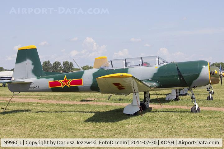 N996CJ, 1980 Nanchang CJ-6A C/N 2951227, Nanchang China CJ-6A CN 2951227, N996CJ