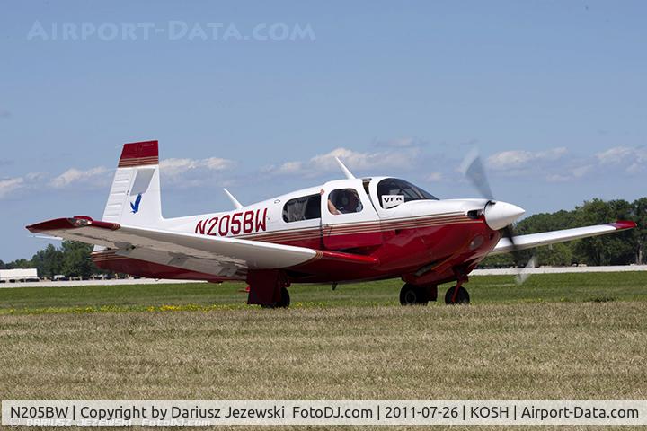 N205BW, Mooney M20J 201 C/N 24-3007, Mooney M20J 201 CN 24-3007, N205BW