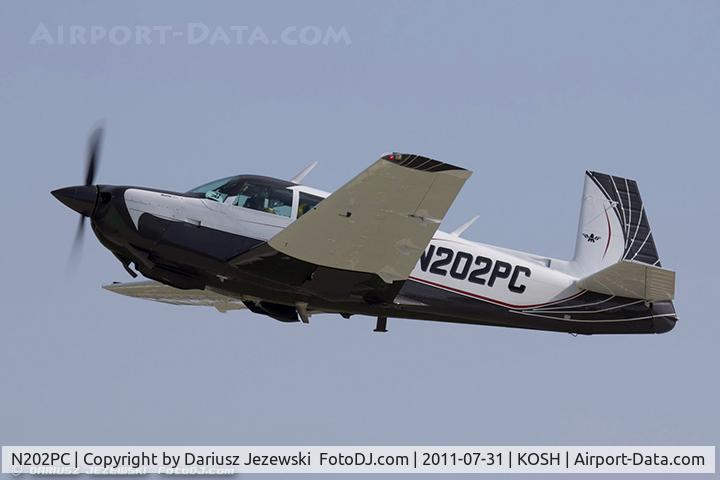 N202PC, 1981 Mooney M20J 201 C/N 24-1086, Mooney M20J 201 CN 24-1086, N202PC
