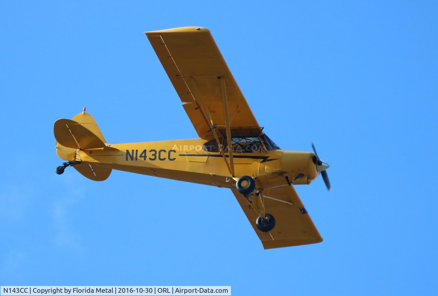 N143CC, 2003 Piper/cub Crafters PA-18-150 C/N 9956CC, Banner Tow