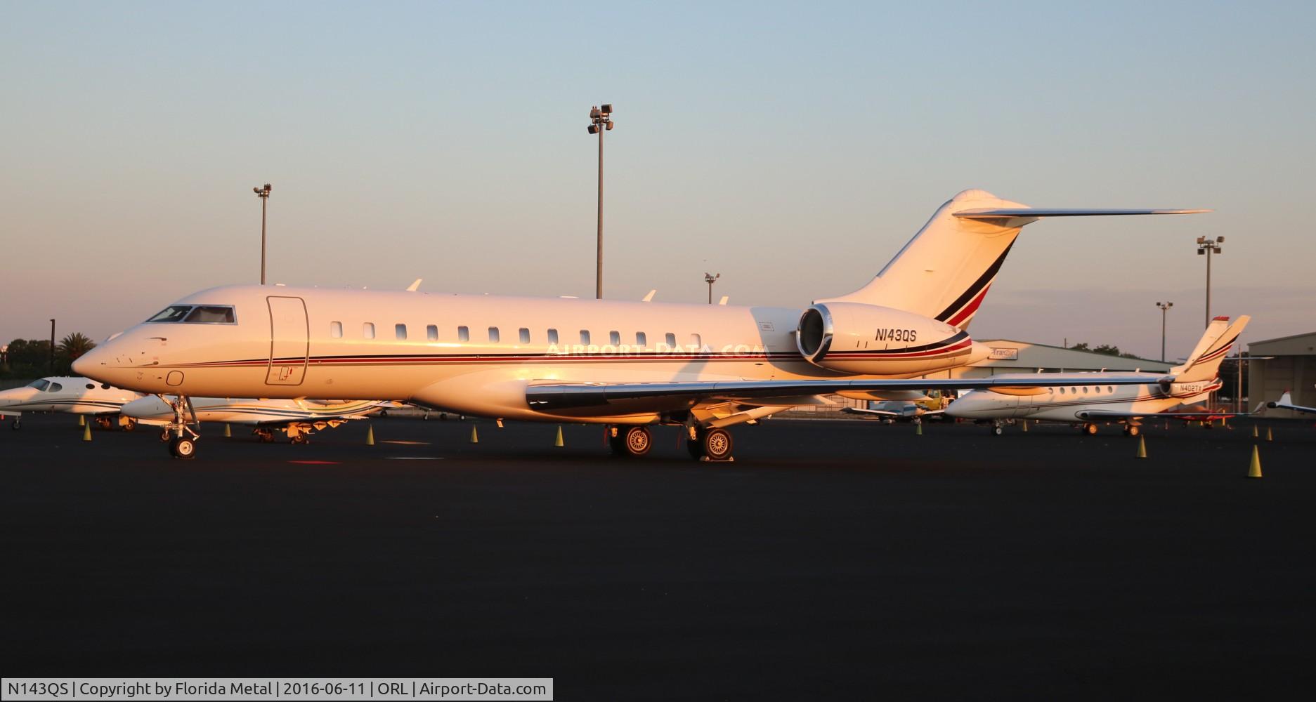 N143QS, 2012 Bombardier BD-700-1A10 Global 6000 C/N 9499, Net Jets