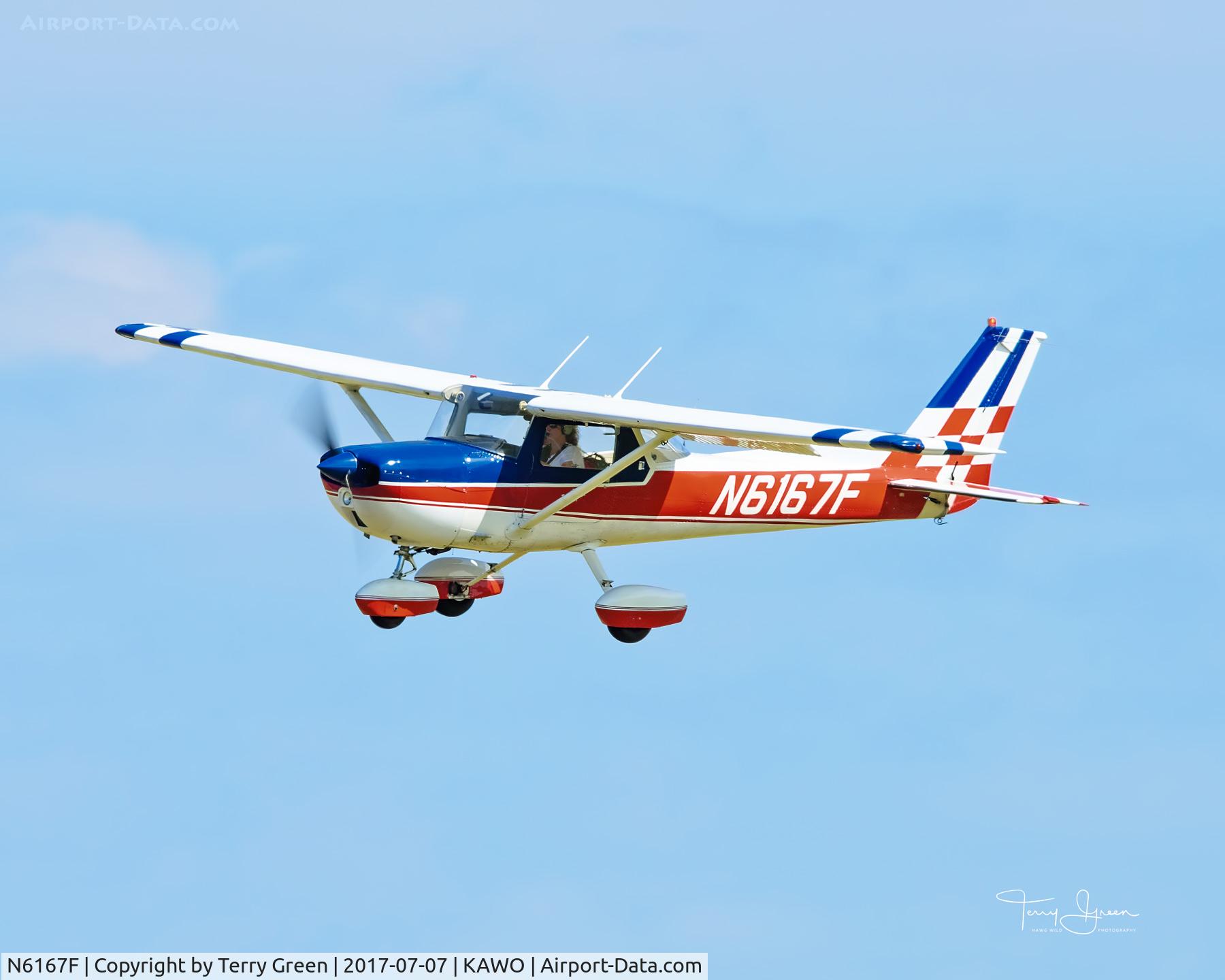 N6167F, 1973 Cessna A150L Aerobat C/N A1500437, 2017 ARLINGTON FLY-IN