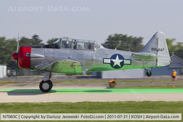N7083C, 1943 North American SNJ-4 Texan C/N 88-14047, North American SNJ-4 Texan CN 88-1447, N7083C