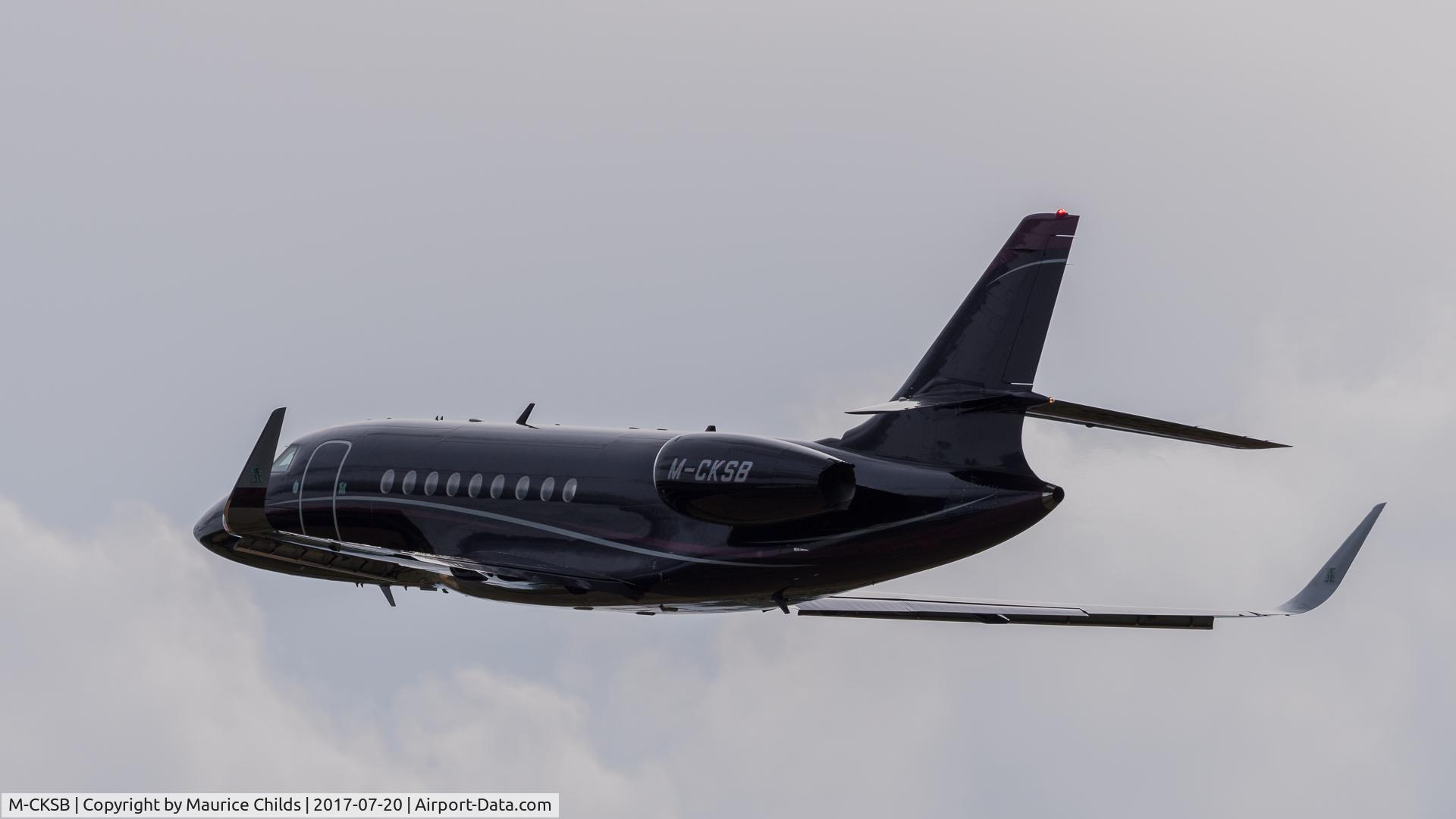 M-CKSB, 1995 Dassault Falcon 2000 C/N 6, Taken at Biggin Hill UK