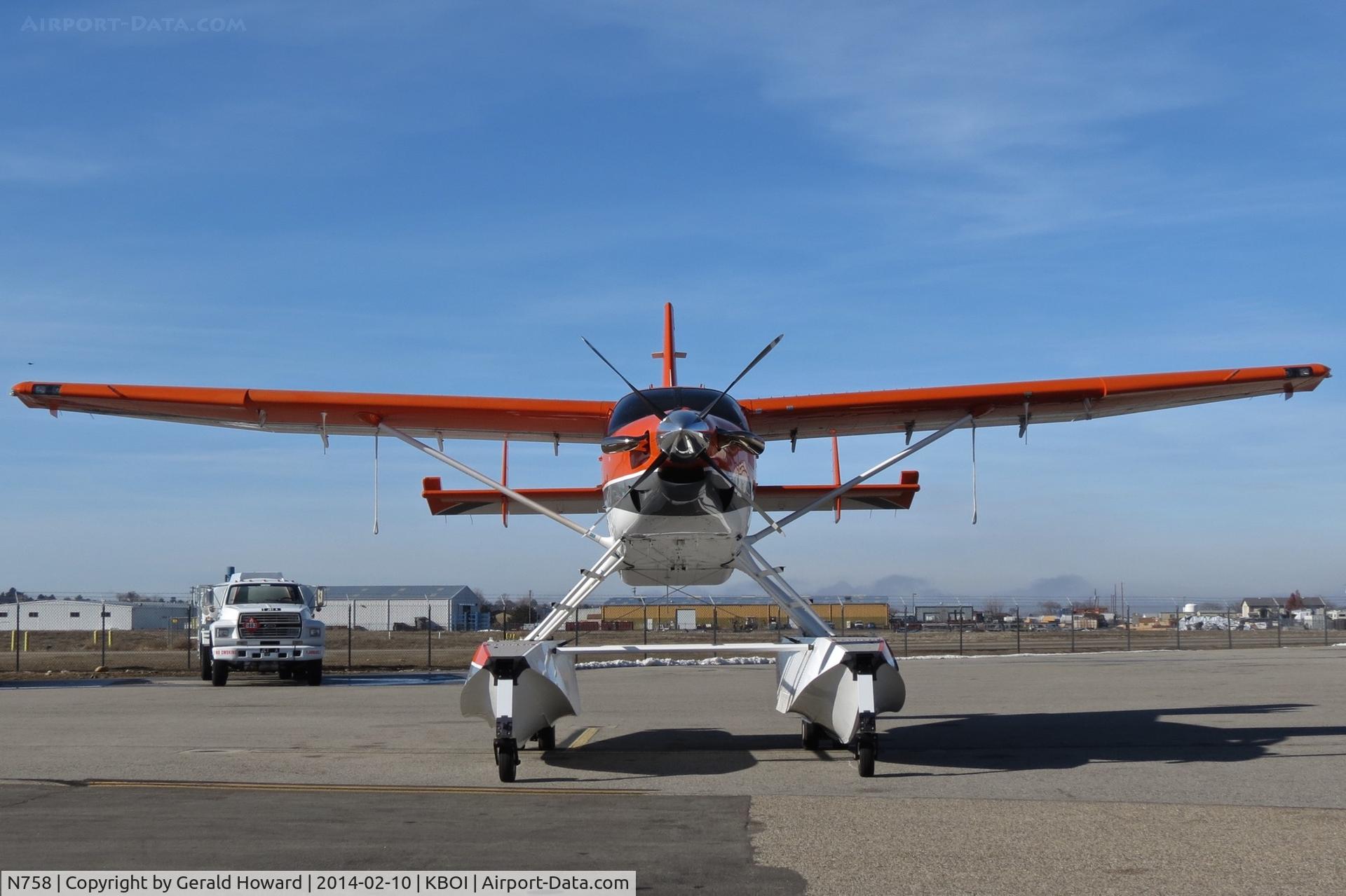 N758, 2010 Quest Kodiak 100 C/N 100-0033, Parked on south GA ramp.
