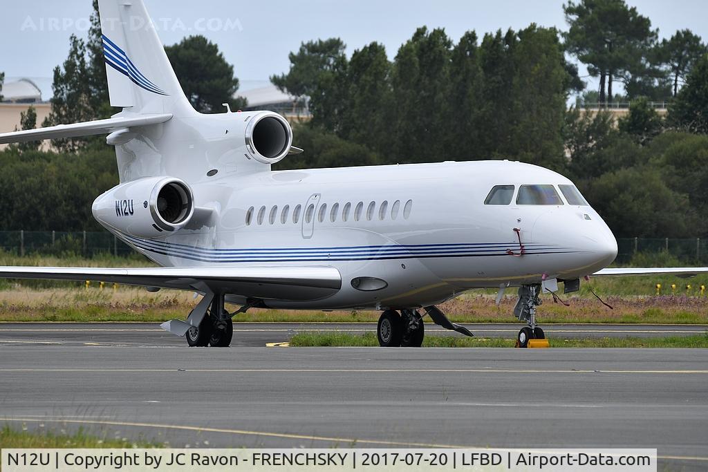 N12U, 2008 Dassault Falcon 7X C/N 53, United Technologies parking Kilo
