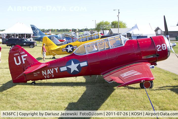 N36FC, 1953 North American AT-6J C/N 51-17179, North American AT-6J Texan CN 51-17179, N36FC