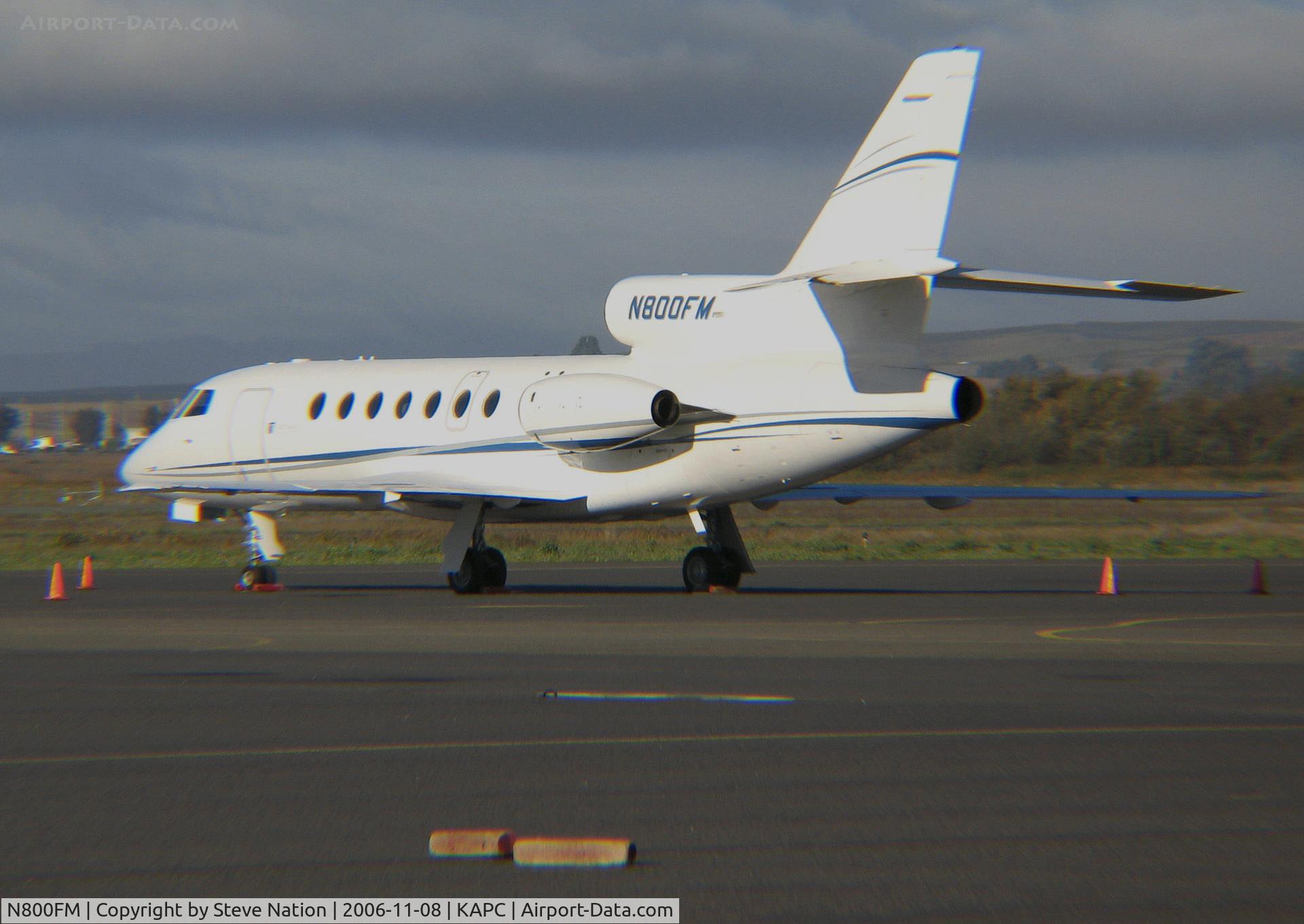 N800FM, 1980 Dassault Falcon 50 C/N 28, GC Air, Dabury, CT 1980 Dassault Falcon 50 on heavy aircraft ramp @ Napa, CA (re-registered N752JC 2008-02-08 to TCC Air Services, Greenwich, CT)