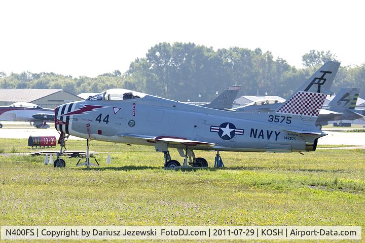 N400FS, 1958 North American AF-1E Fury C/N 244-83, North American FJ-4B Fury CN 143575 - Dr. Rich Sugden, N400FS