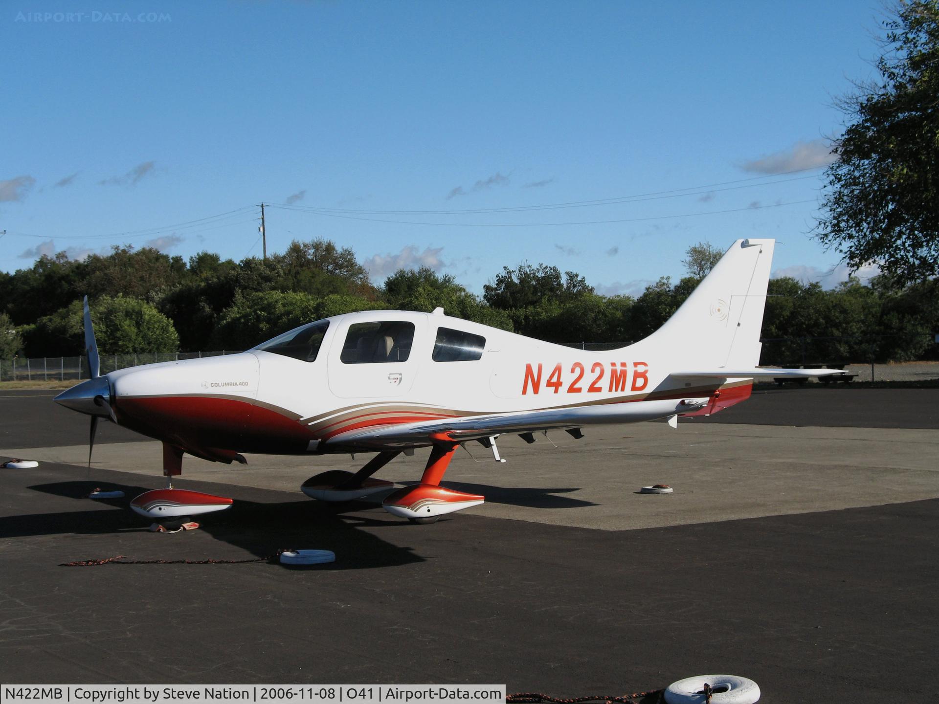 N422MB, 2006 Columbia Aircraft Mfg LC41-550FG C/N 41631, 2006 Columbia Aircraft Mfg LC41-550FG in for pre-delivery mods @ WATTS-Woodland, CA