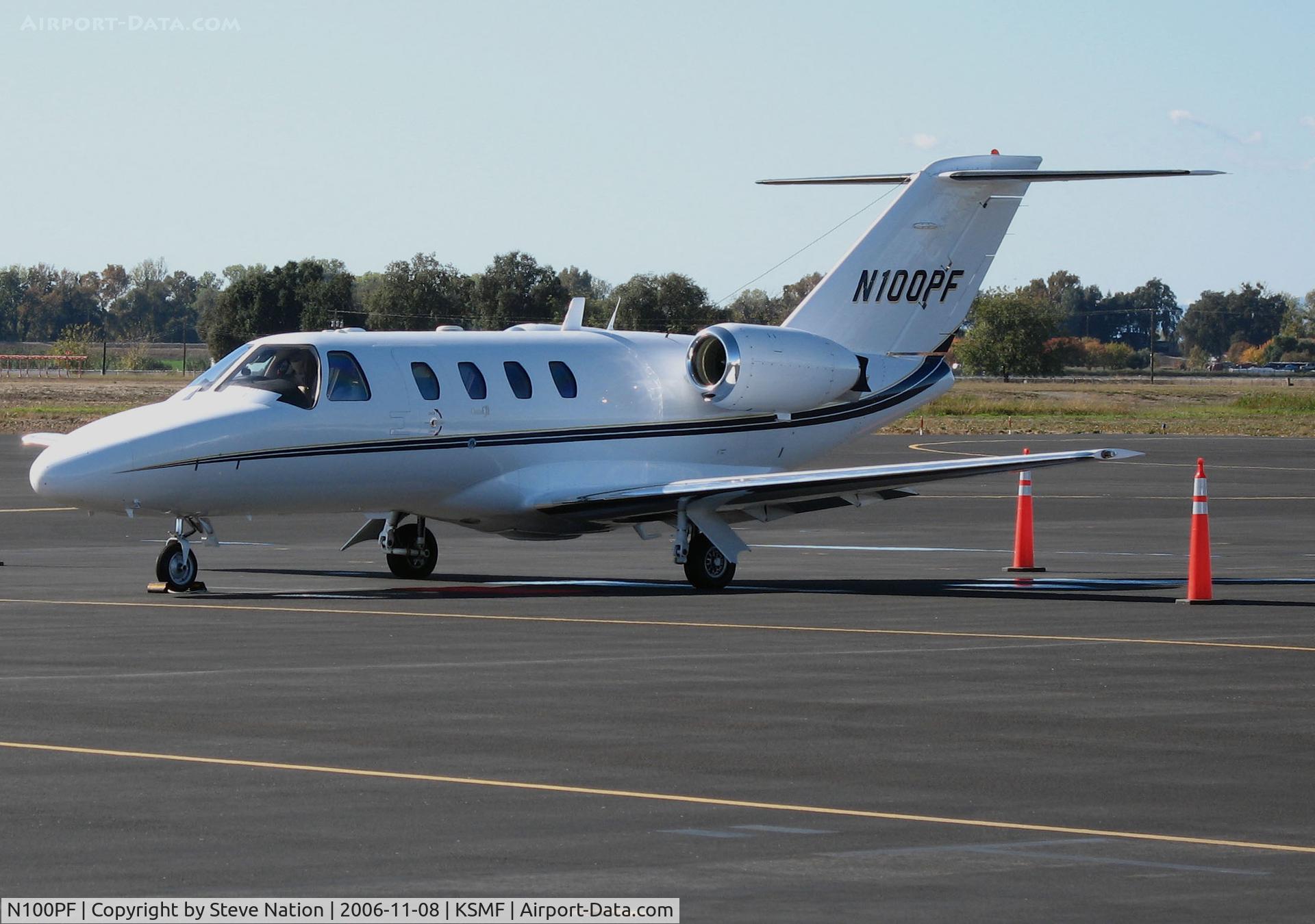 N100PF, 2000 Cessna 525 CitationJet CJ1 C/N 525-0390, 2000 Cessna 525 CitationJet CJ1 @ Sacramento Intl Airport, CA Exec Terminal