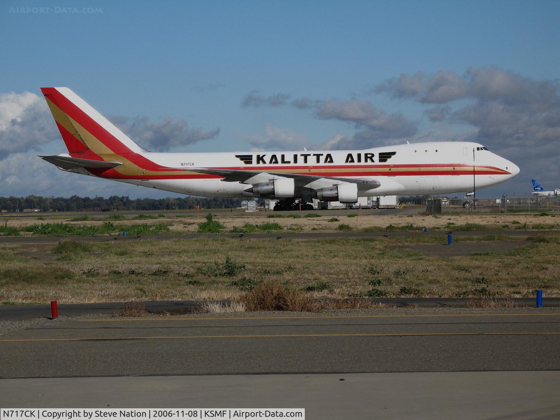 N717CK, 1971 Boeing 747-123 C/N 20325, KALITTA AIR, Ypsilanti, MI 1971 Boeing 747-123 freighter @ Sacramento International Airport, CA (de-registered 2012-07-18)