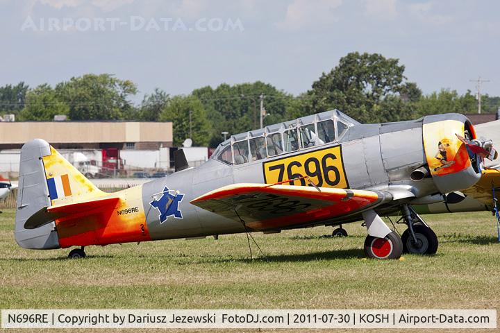N696RE, North American AT-6C C/N 8813651, North American AT-6C Texan CN 8813651, N696RE